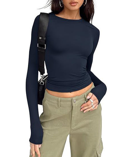 Women's Long Sleeve Round Neck T-Shirt