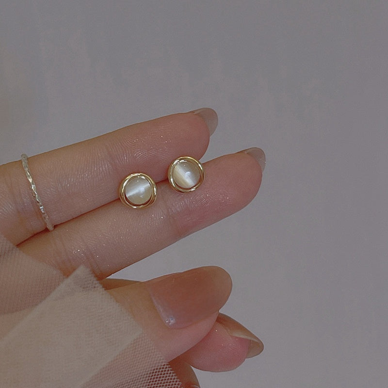 Pearl Geometric Earrings