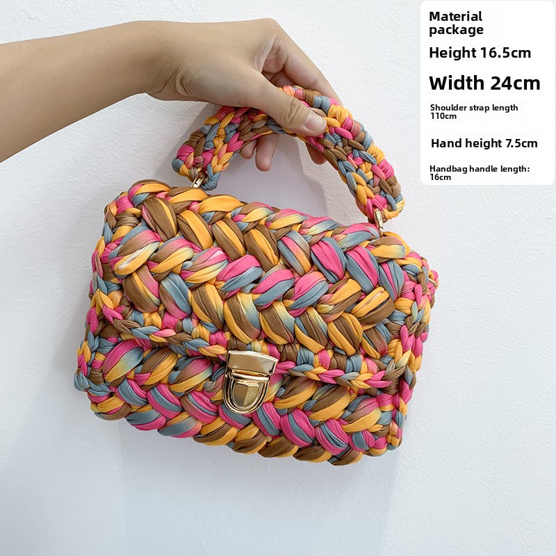 Handwoven DIY Crochet Bag Kit