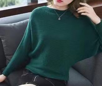 Solid Color Pullover Short Long Sleeve Knit Base Shirt