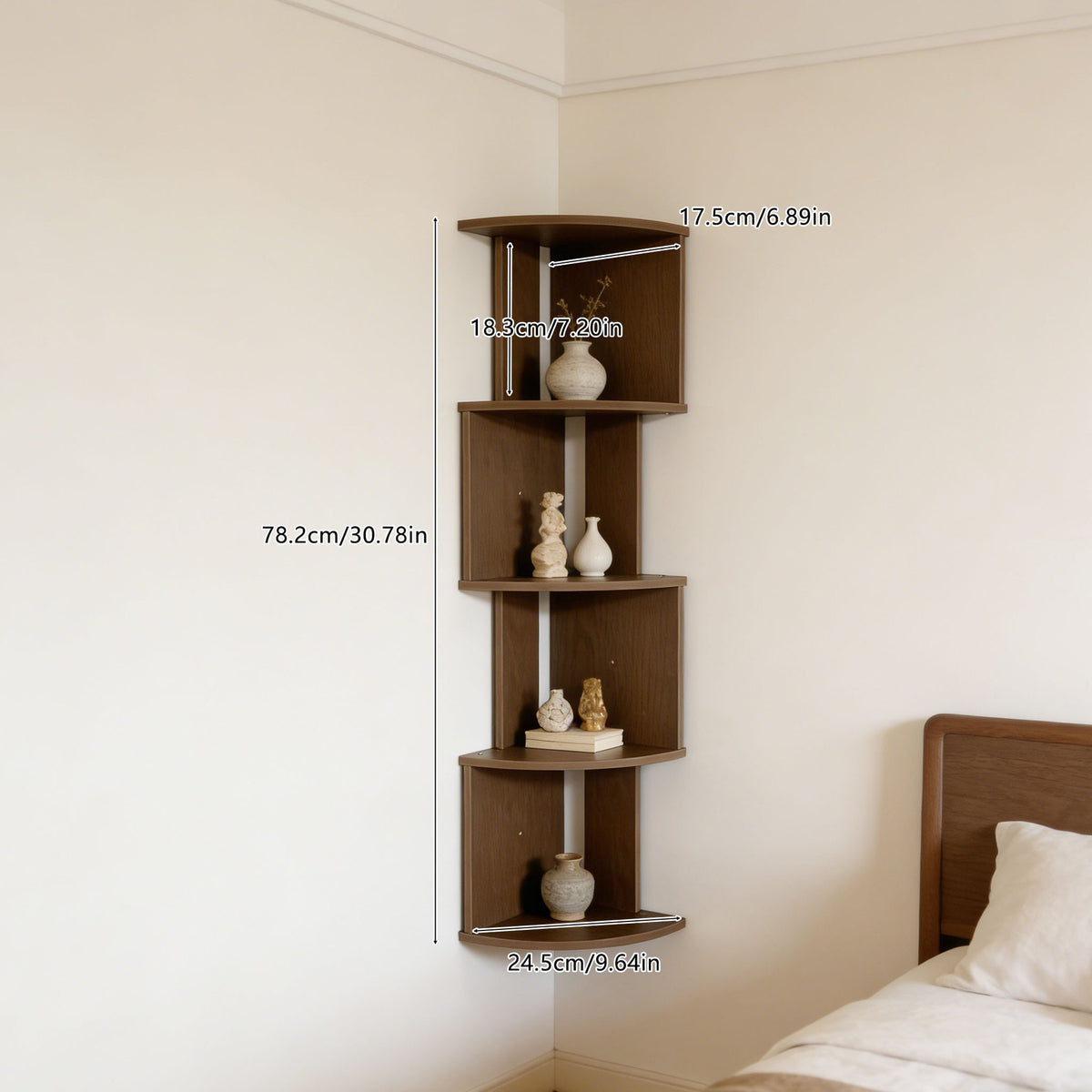 Multi Layer Wall Mounted Storage Shelf