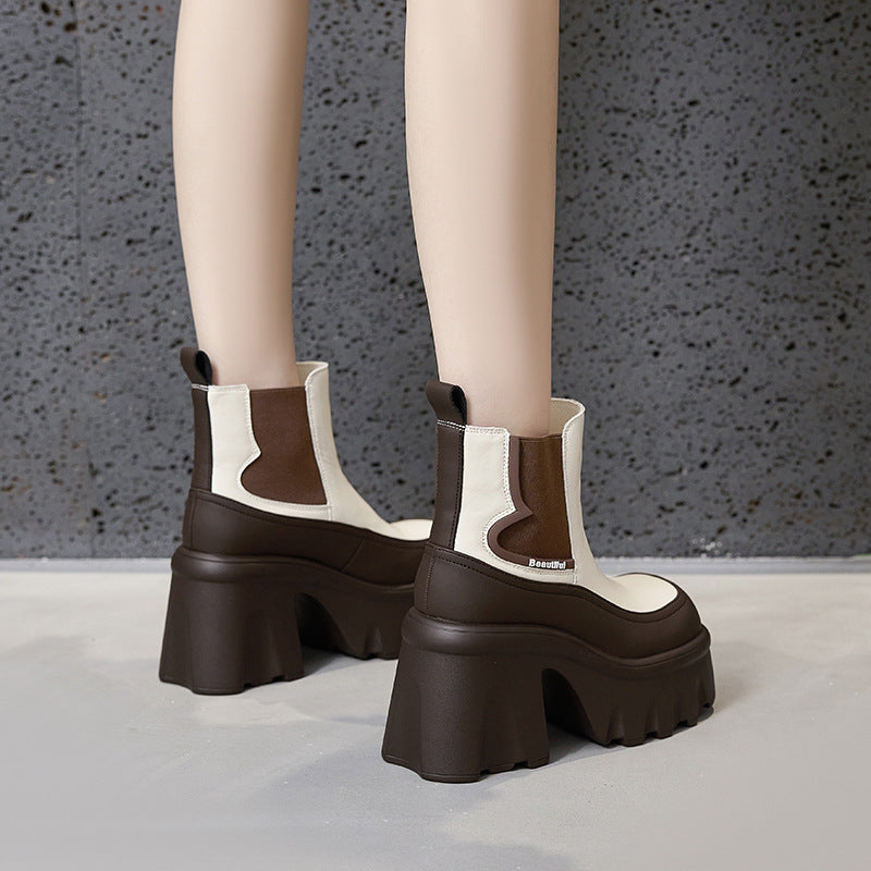 British Style Thick-Soled Martin Boots for Women