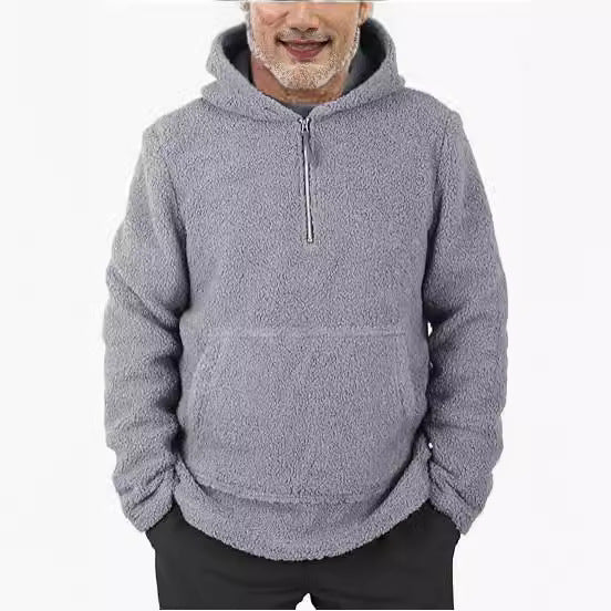 Loose Casual Zipper Hooded Sweatshirts