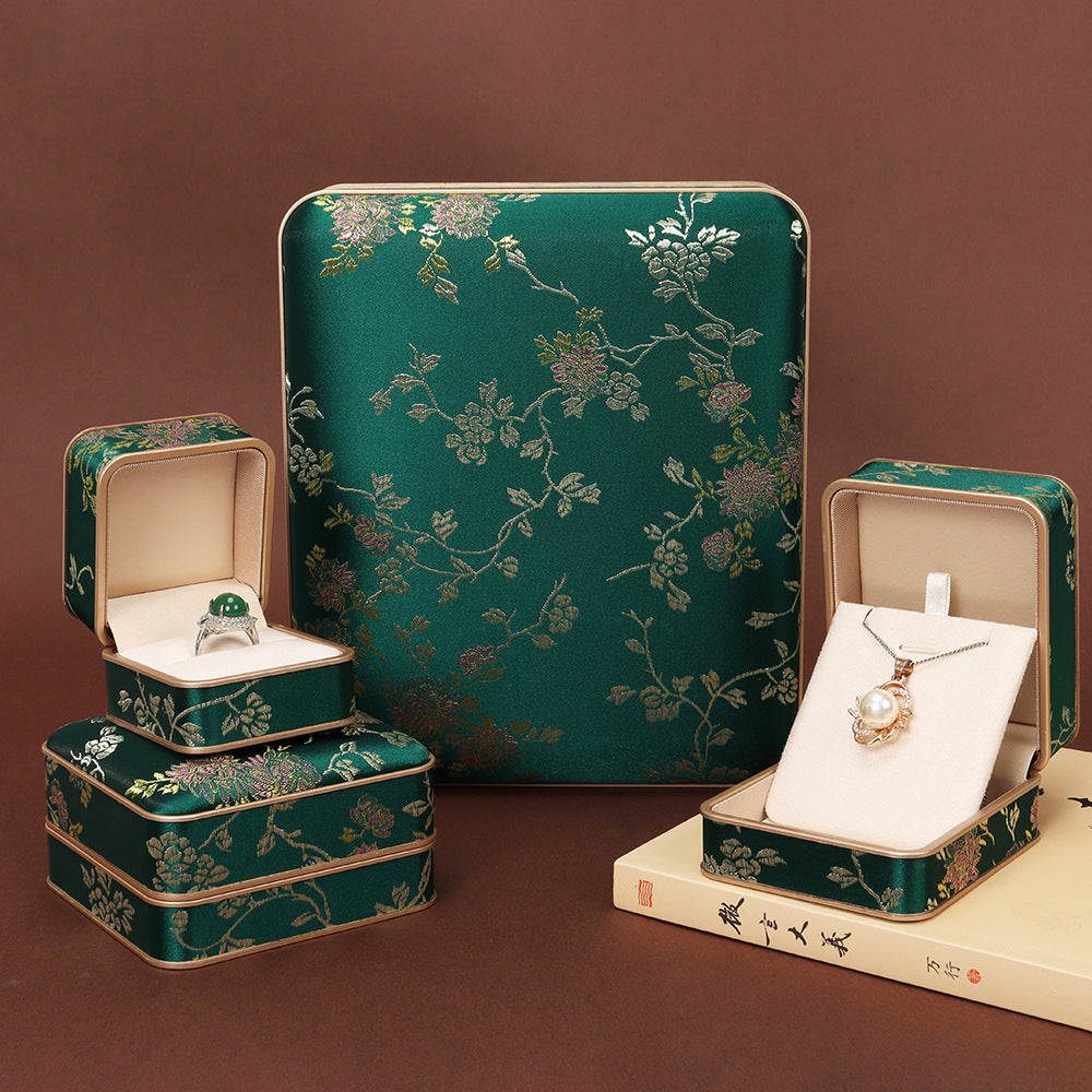 Chinese Style Silk Jewelry Gift Box