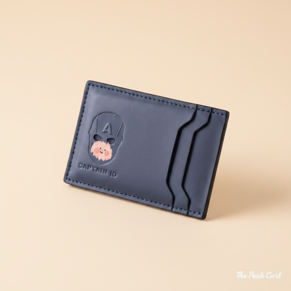Captain America Premium Leather Card Holder