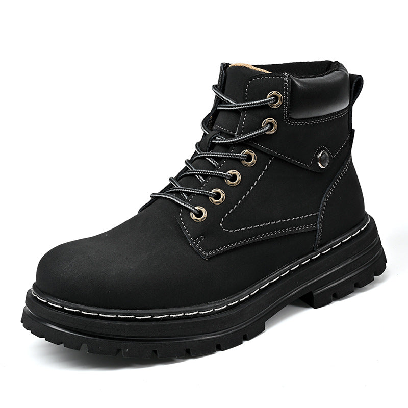 Genuine Leather Casual Boots for Men