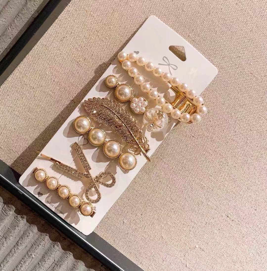 Starfish eight-piece hairpin