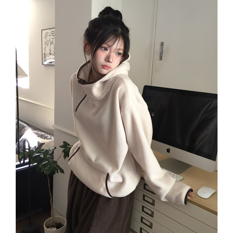Women's Fleece Hooded Zip Up