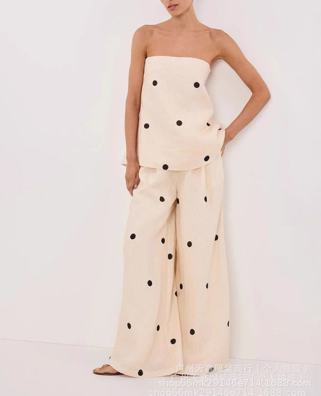 Casual set polka dots