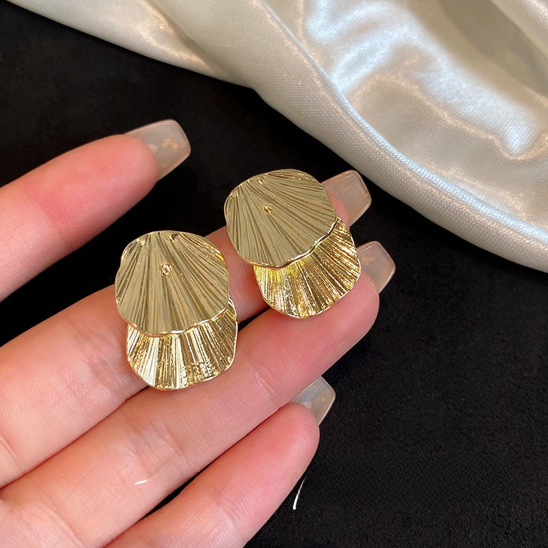 Pearl Geometric Earrings