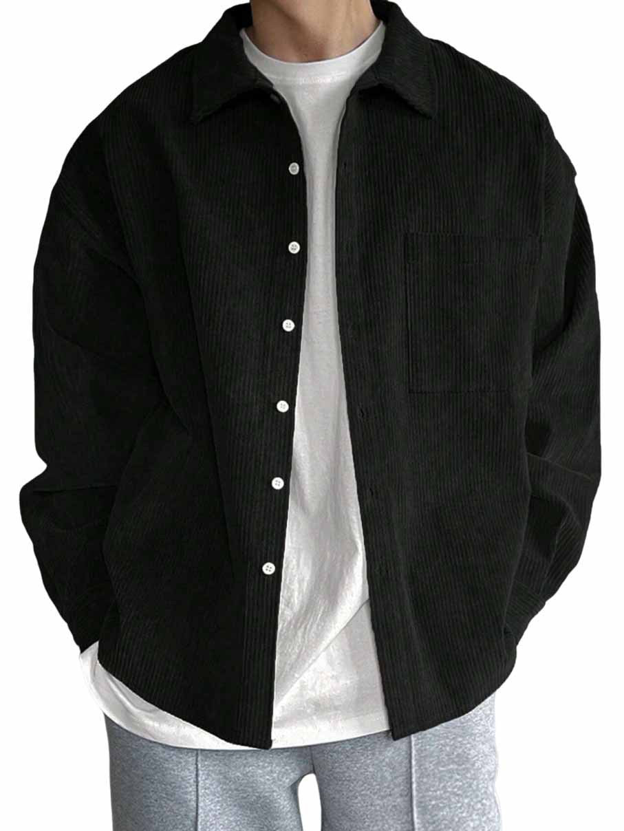 Velvet Men's Shirt - Breathable Polyester, 3D Printed Design, Relaxed Fit