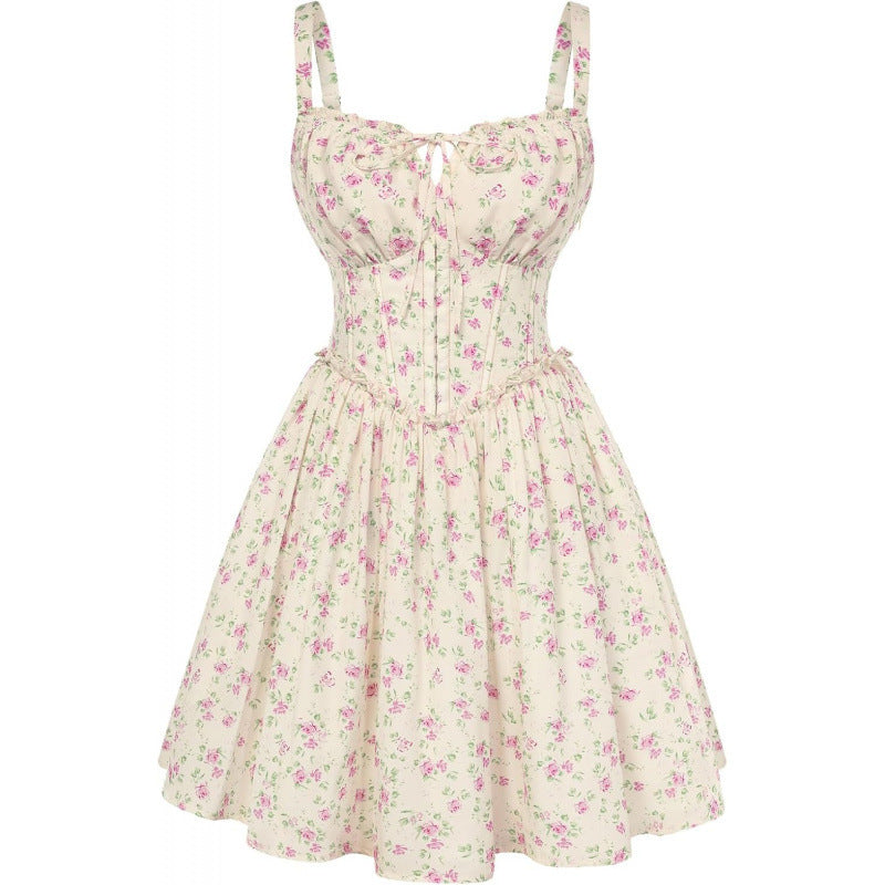 Meadowmuse Floral A-Line Dress