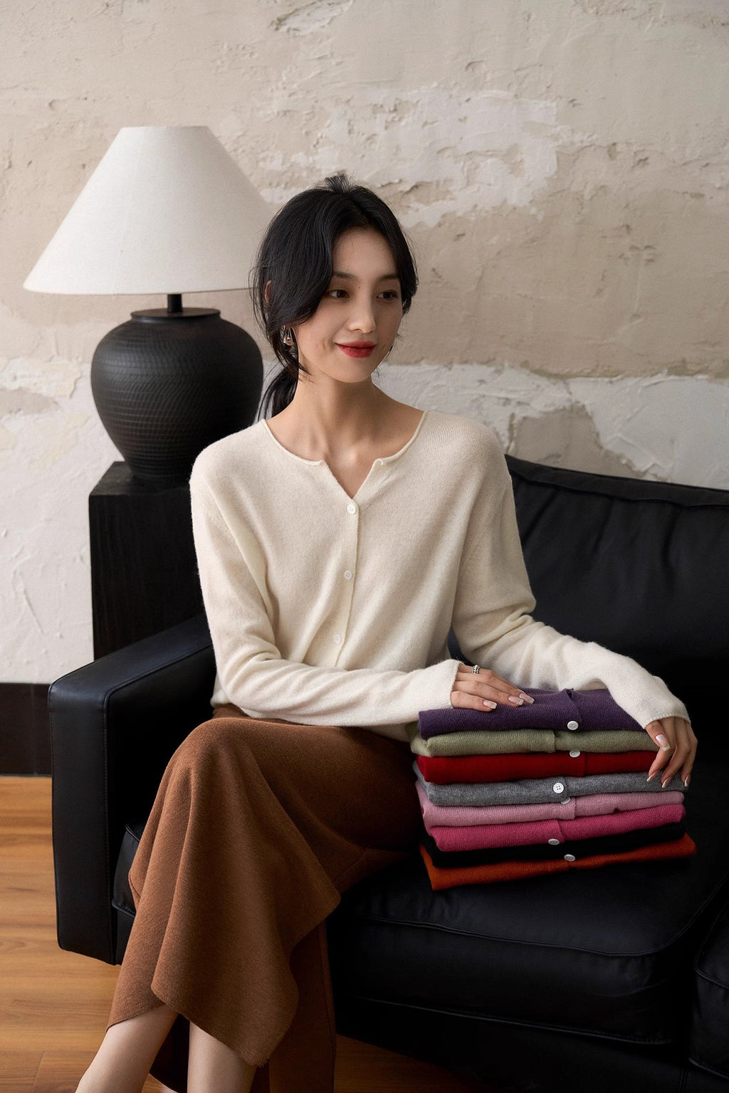 Knit cardigan