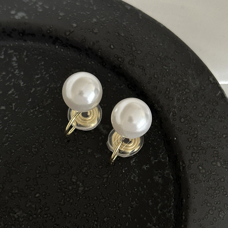 Aurielle Clip-On Pearl Earrings