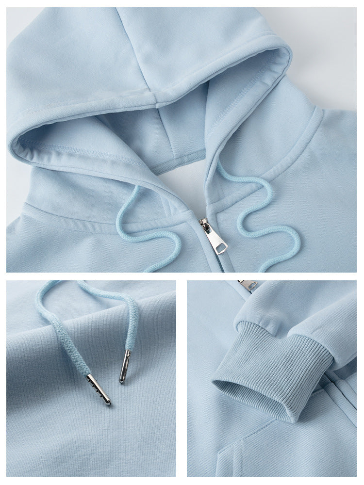 Womens Loose Fit Hooded Jacket