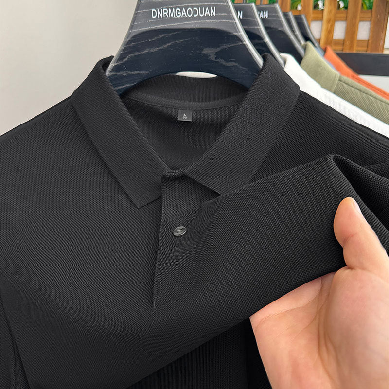 Mens Cotton Polo Shirt Short Sleeve t shirt