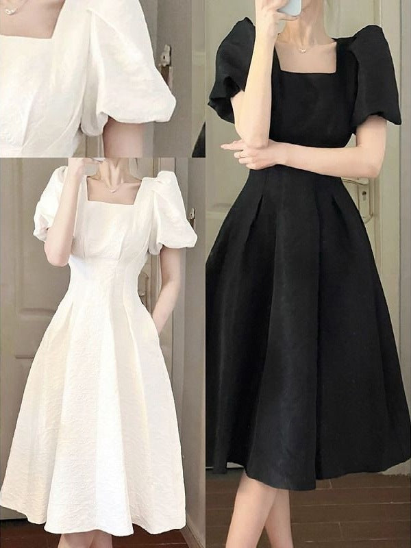 French Style First Love White Long Dress