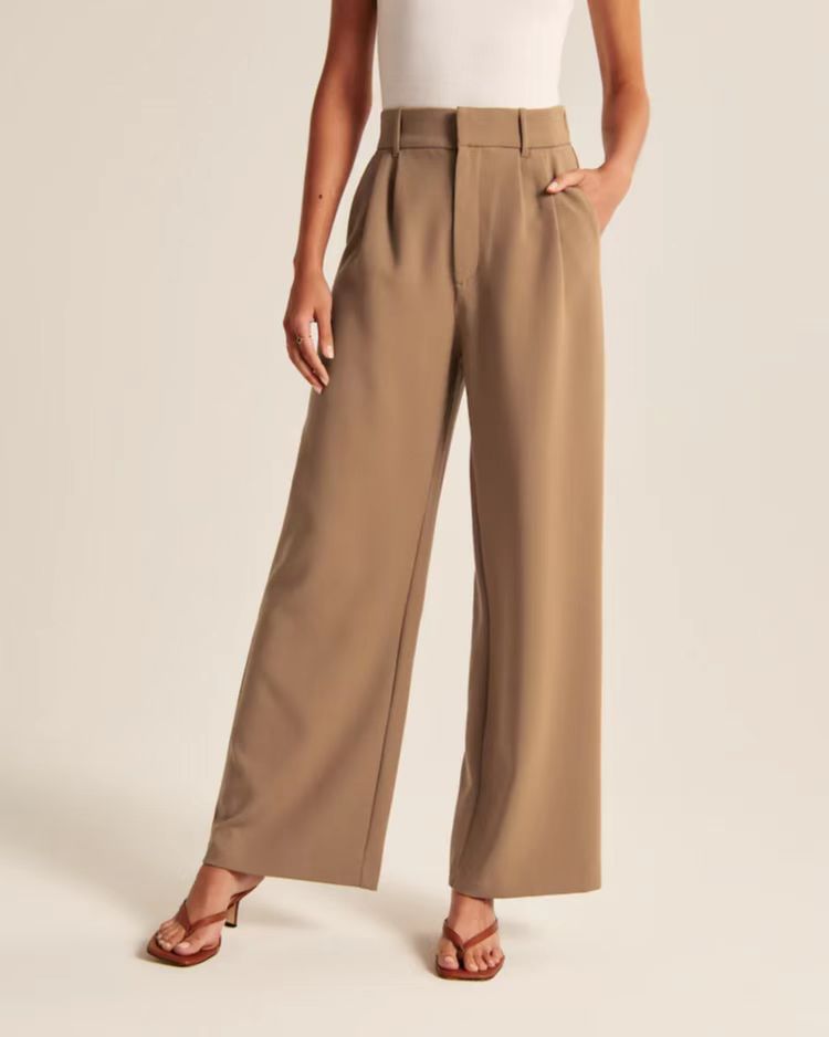 High Waist Wide Leg Pants