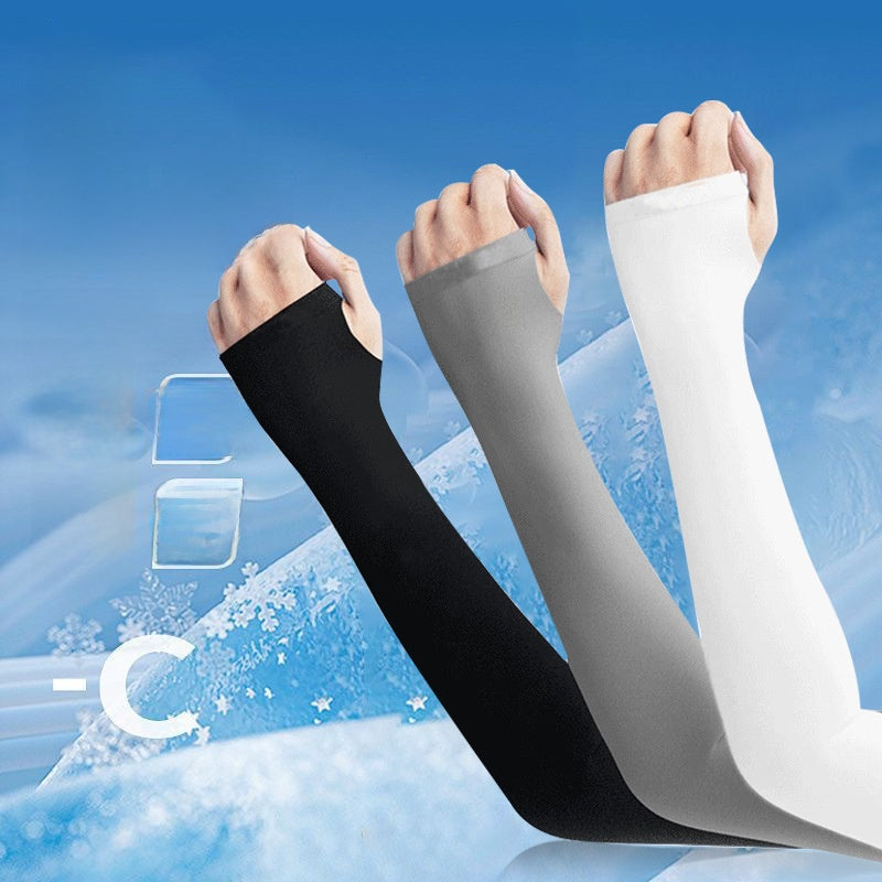 UV-protective ice silk cooling sun protection sleeves