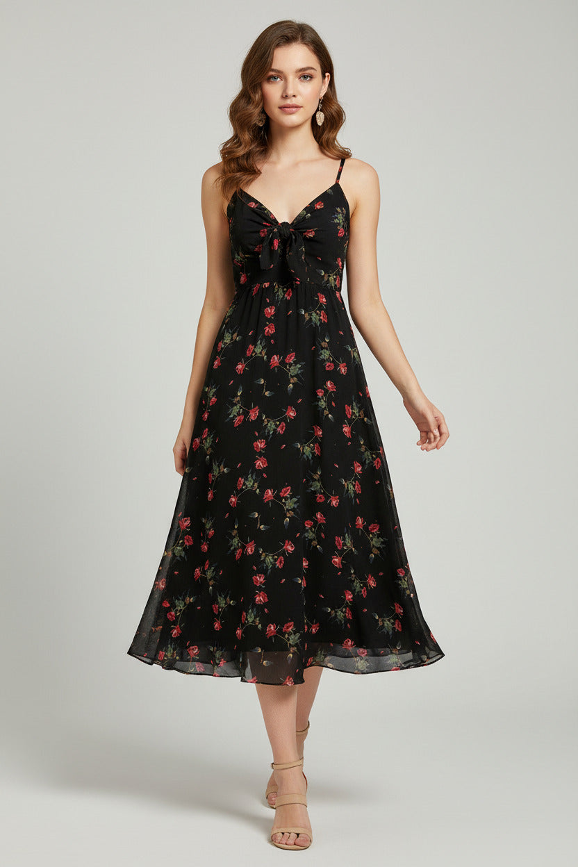 Bloomveil Printed Dress