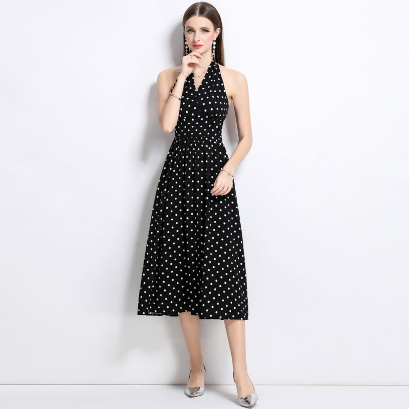French Retro Sleeveless Dress