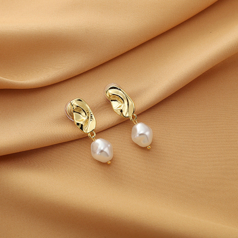 Aurielle Clip-On Pearl Earrings
