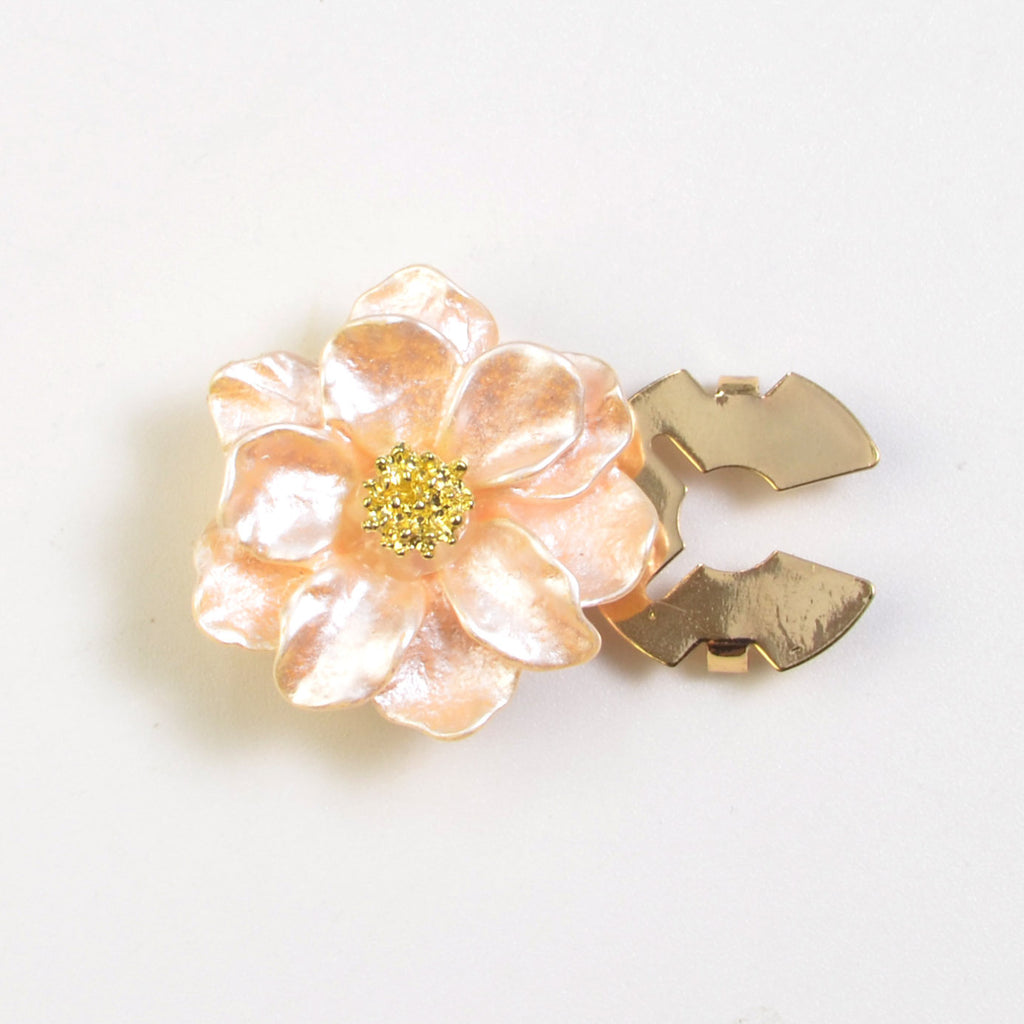 Pearlescent Floral Button Cover