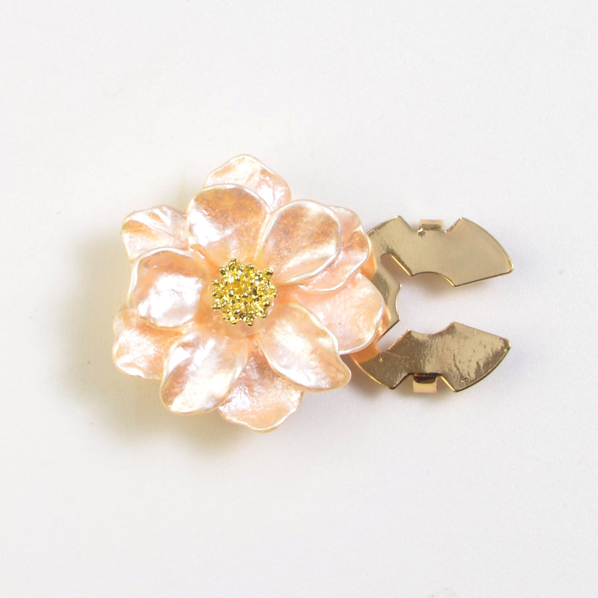 Pearlescent Floral Button Cover