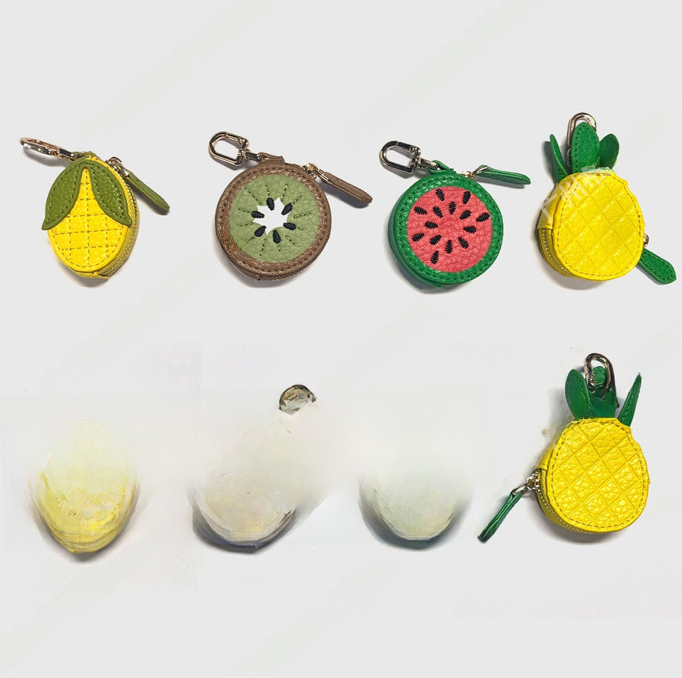 FruitSnap Mini PU Coin Purse
