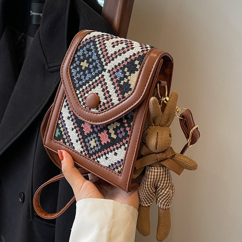 Ethnic Style Crossbody Phone Bag
