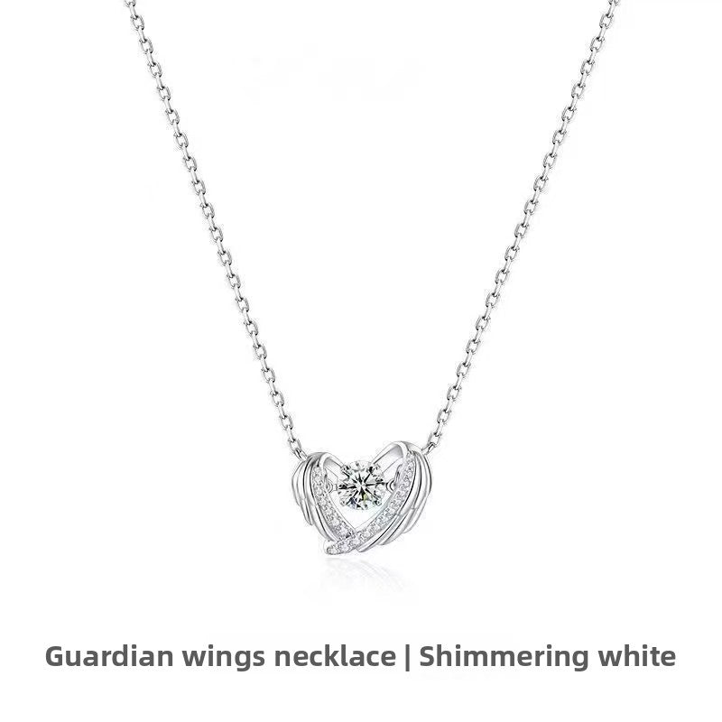 White Copper Butterfly Dream Necklace