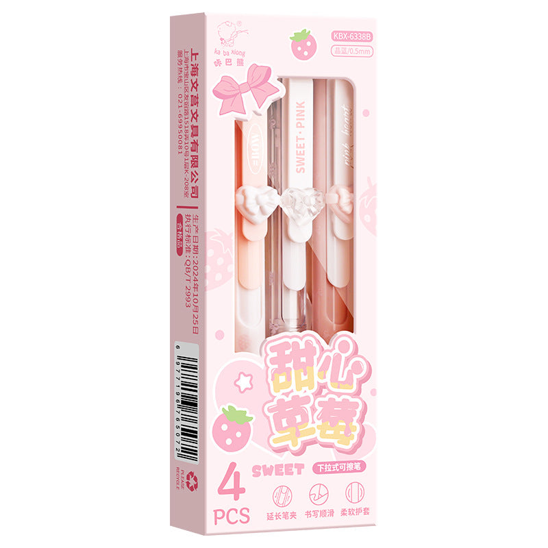 Thermosensitive Erasable Gel Pen with Soft Grip