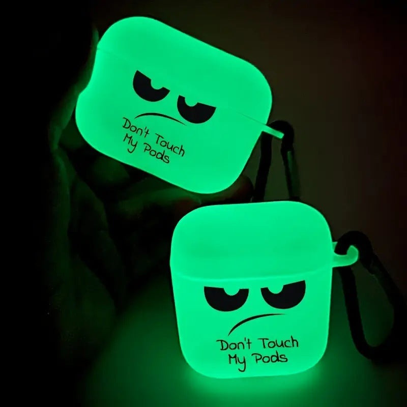 Light-emitting earphone case