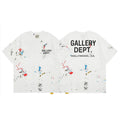 GALLERY DEPT 25SS Unisex Cotton T-Shirt with Graffiti Ink Design