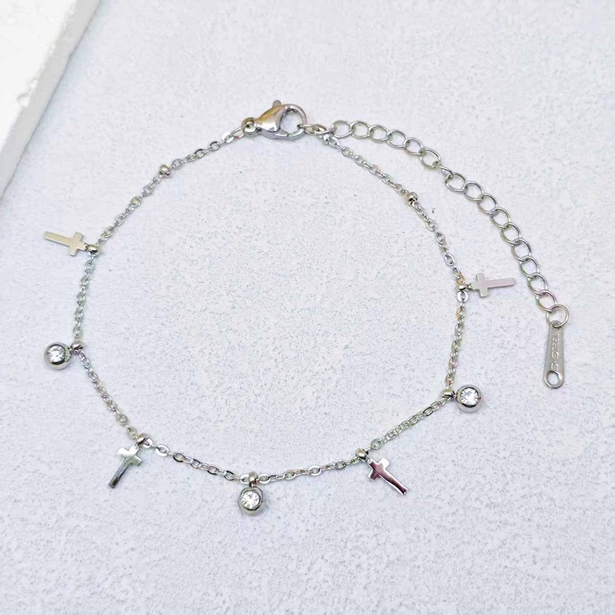 Fashion Titanium Steel Ankle Chain with Tassel