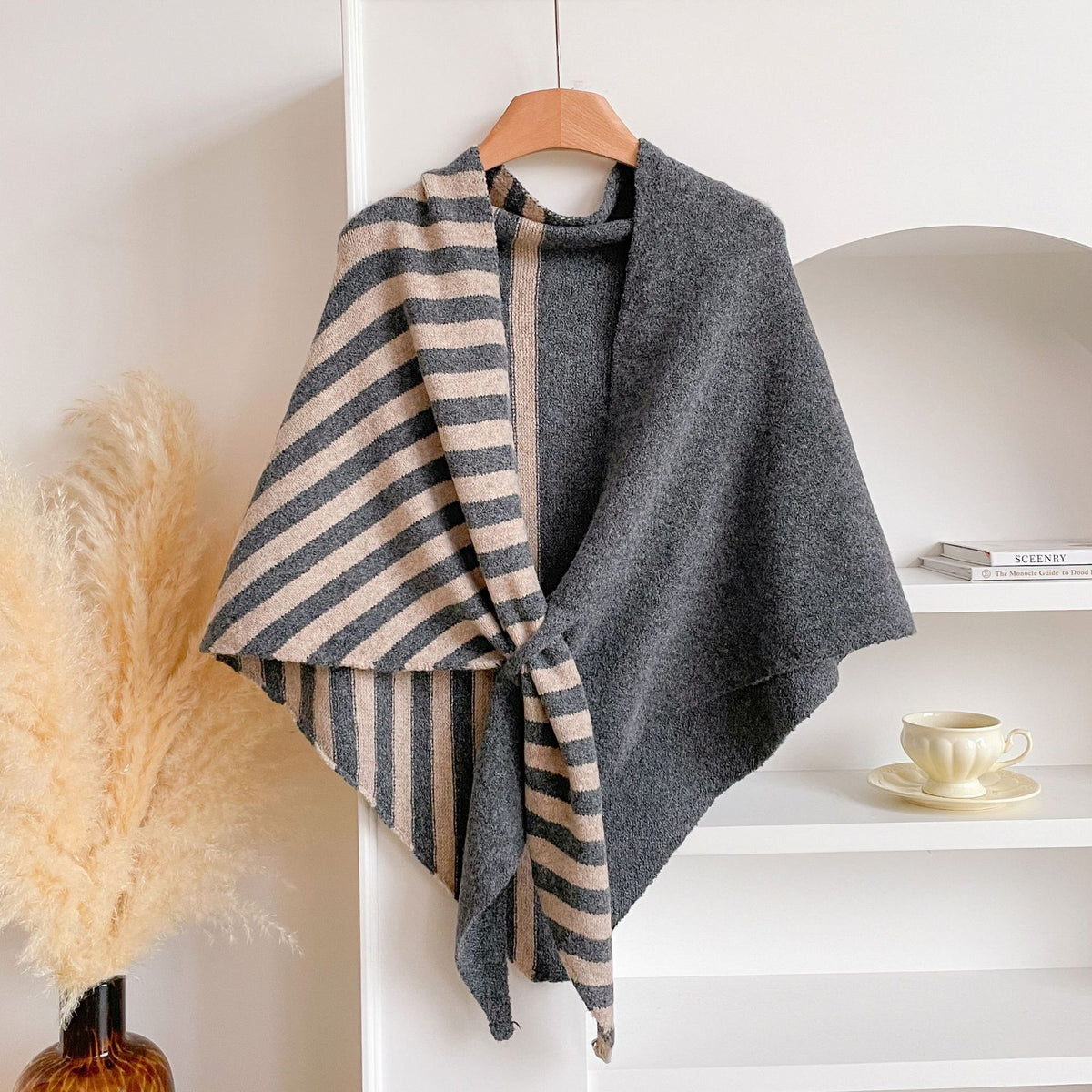 Soft Imitation Cashmere Triangle Shawl