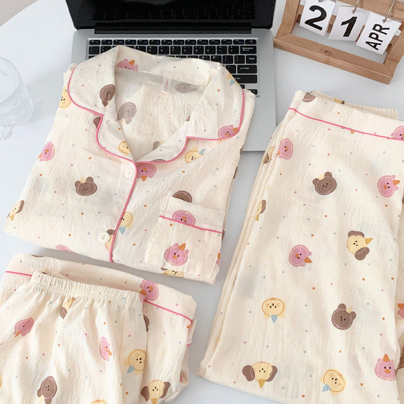 Women Cartoon Pajama Set