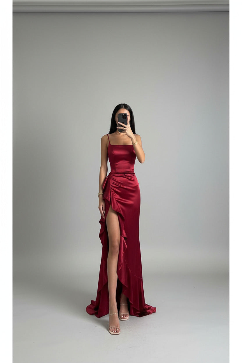 Verona Camisole Ruffle Dress