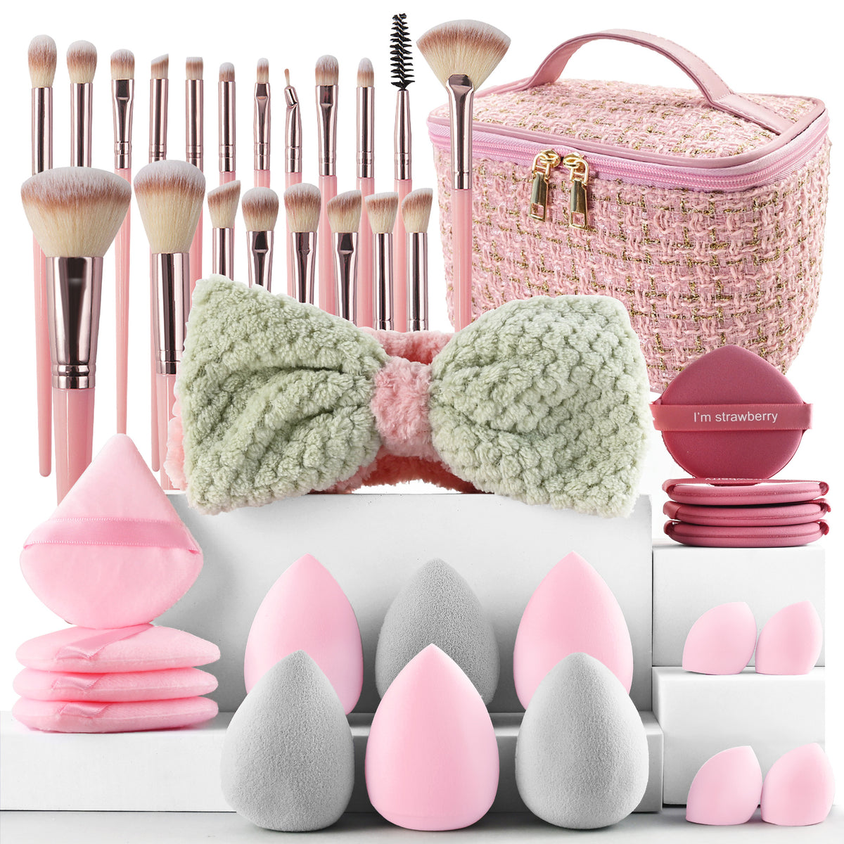 A complete set of 46 brushes