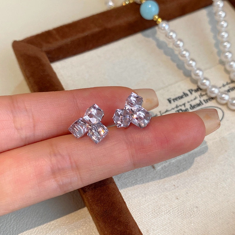 Pearl Geometric Earrings