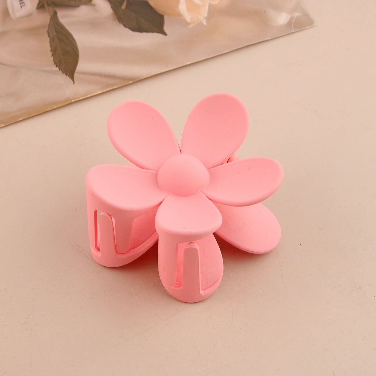 Fashion Flower Hair Clip ABS Grip Claw Clip for Women