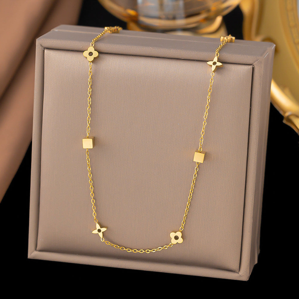 Titanium steel necklace