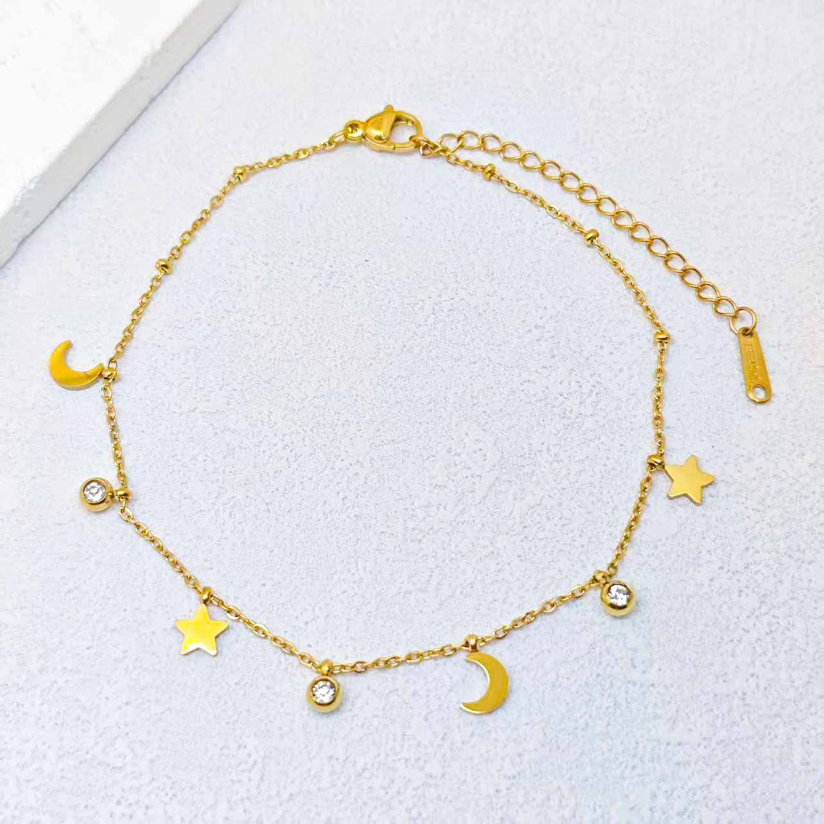 Fashion Titanium Steel Ankle Chain with Tassel