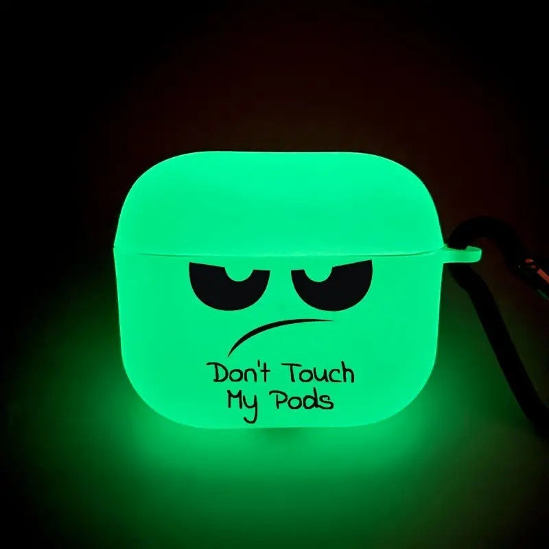 Light-emitting earphone case