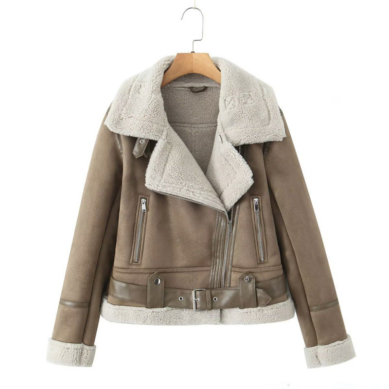 Womens Faux Leather Jacket