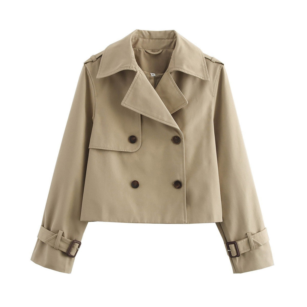 Women's loose-fitting long-sleeved coat
