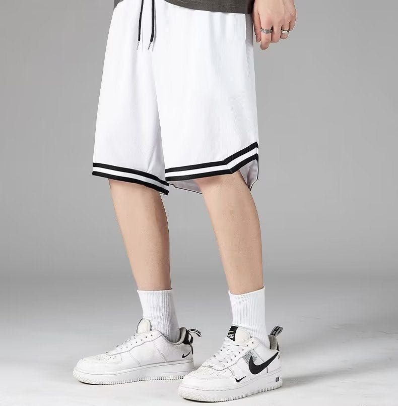 Mens Basketball Shorts Loose Fit Quick Dry - Lightweight Mesh
