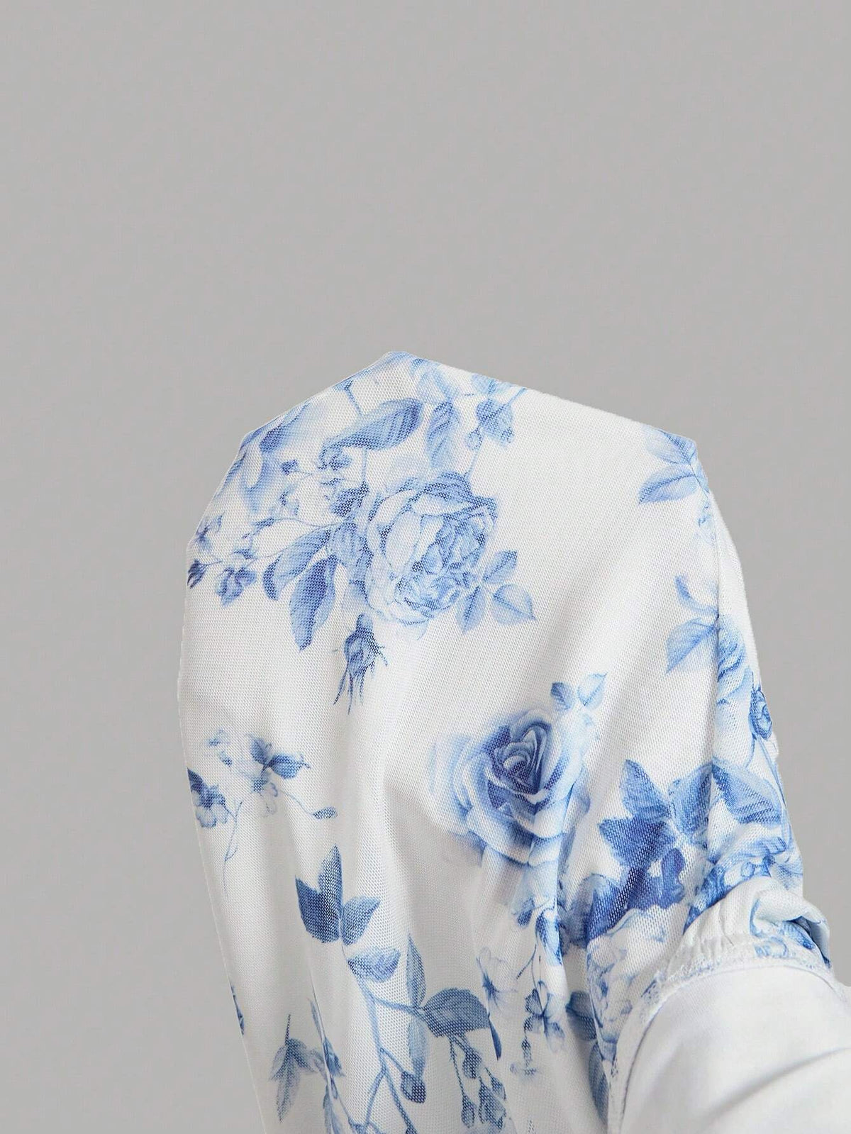 Blue and White Floral Dress