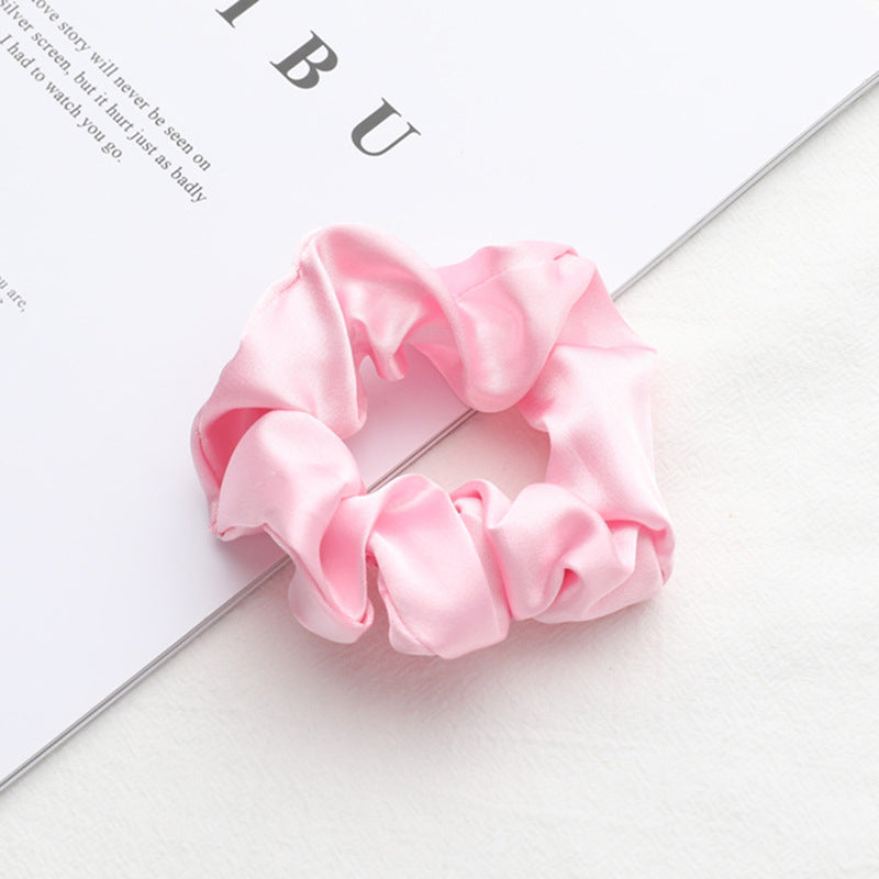 French-style pig intestine silk hair band