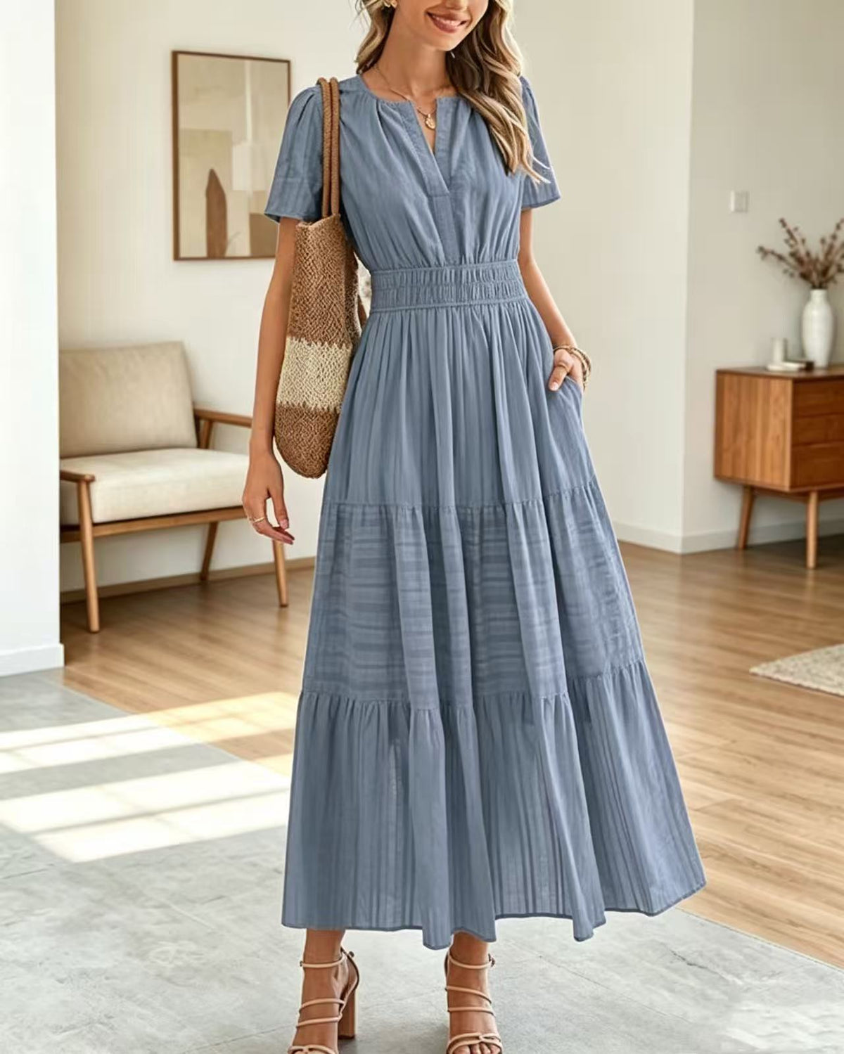 Short-Sleeve Dress